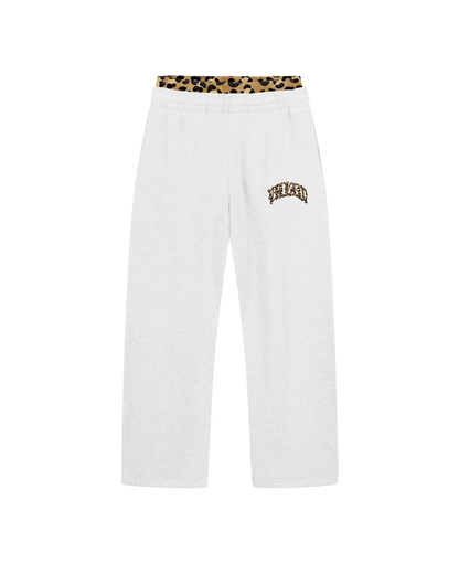 WHITE LEOPARD PANTS