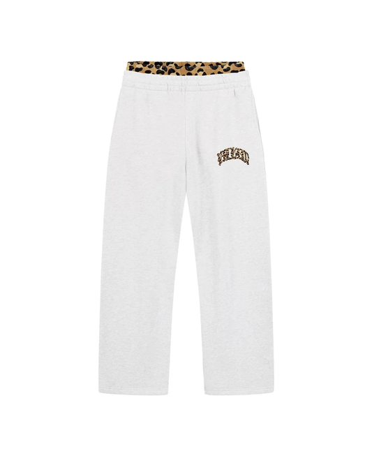 WHITE LEOPARD PANTS