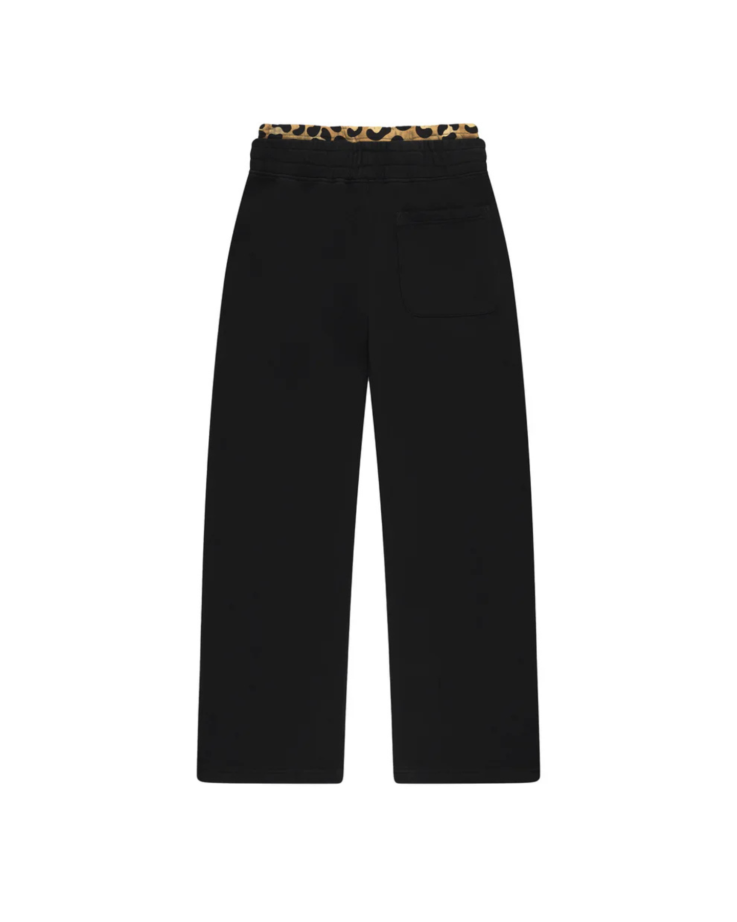 BLACK LEOPARD PANTS